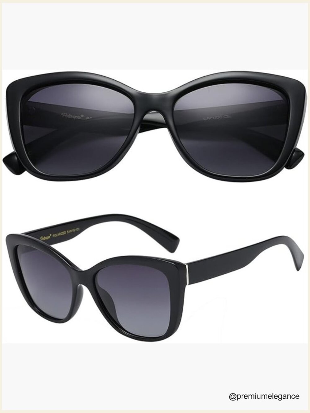 Oversized Cat Eye Sunglasses – Polarized UV400
